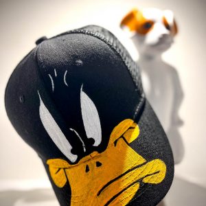 Casquette Noire ajustable unisexe-Dafy Duck