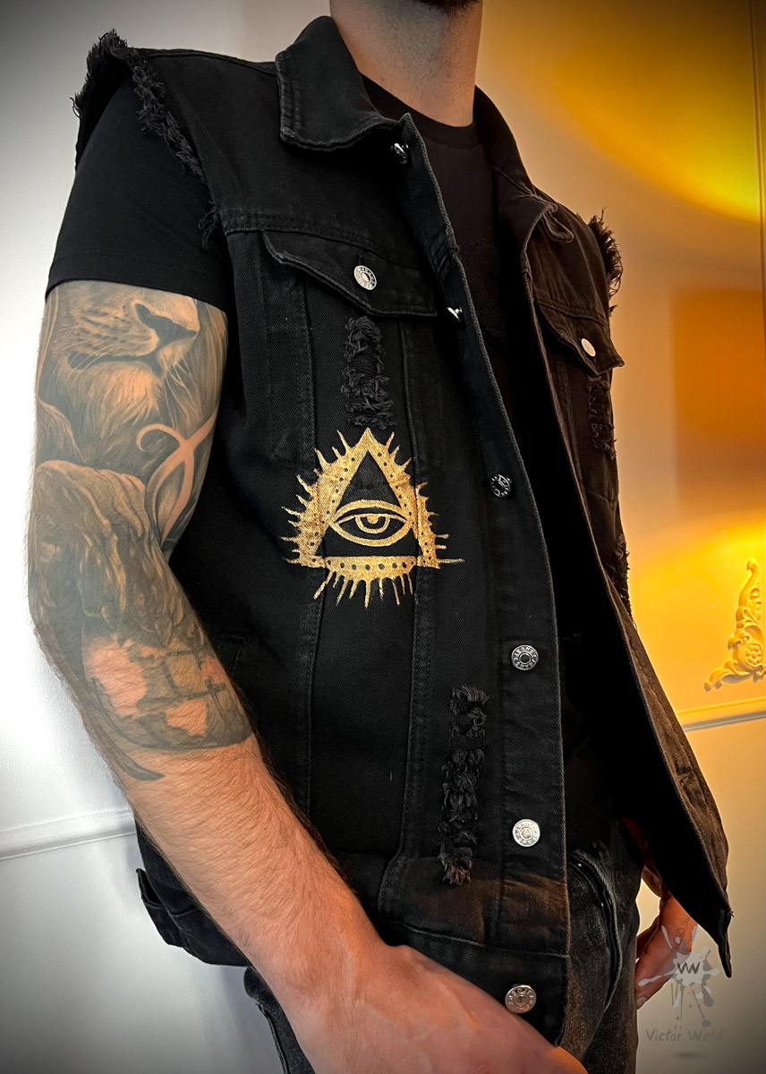 Veste Jean Homme Taille L - Illuminati – Image 2
