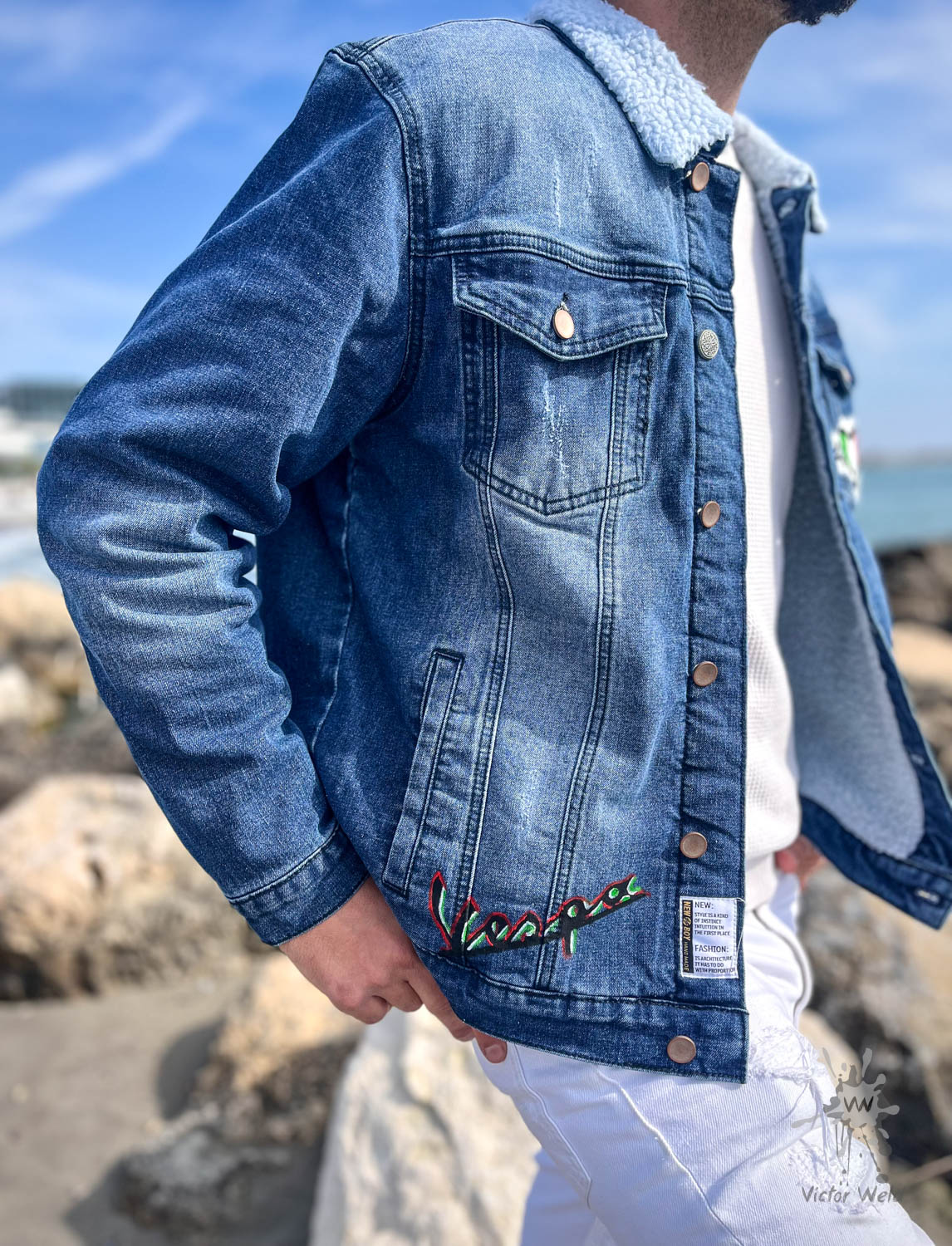 Veste Jean Homme Taille XL - Dolce Vita – Image 2